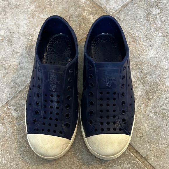 Native Shoes Other - Navy Boys Shoes - Size J1